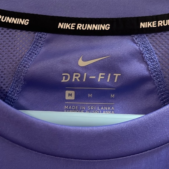 Nike Running Women’s Dry Fit Shirt Blue - Picture 2 of 5